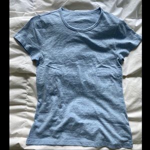 J. Crew Light Blue Studio Tee T-shirt, size M